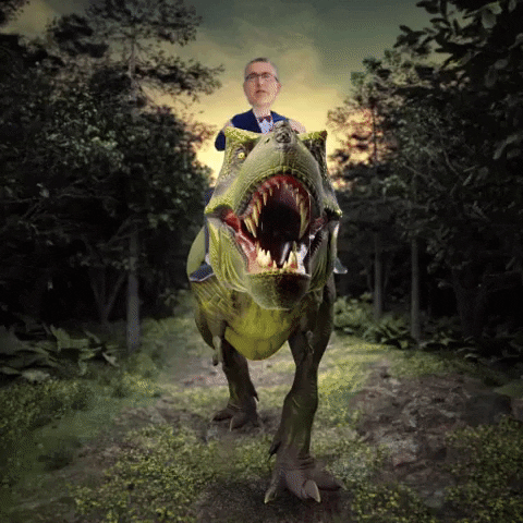 Dinosaur Yes GIF by The Internet Marketing Nerd