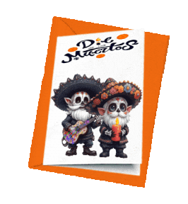 Day Of The Dead Gnomes Sticker