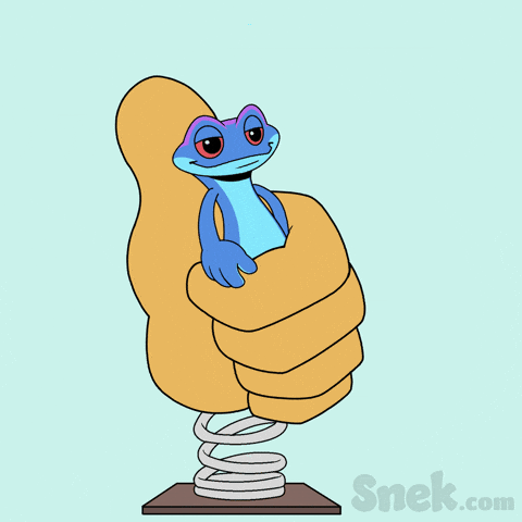 Happy Good News GIF by Snek