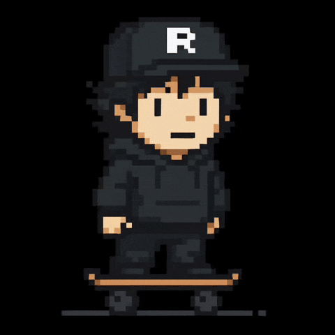 Rocket Skateboard GIF