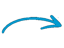 Blue Arrow Sticker by Brook Dorff