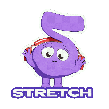 Stretching Hands Up Sticker by Mood Magic