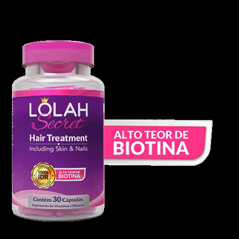 Pele Biotina GIF by Lolah Secret