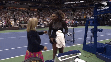 Serena Williams Hug GIF by US Open