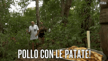 hungry fame GIF by Isola dei Famosi