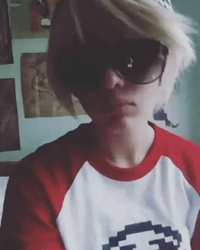 trash cosplay homestuck dave dave strider GIF