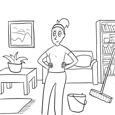 Living Room Mess GIF by BBB illustration