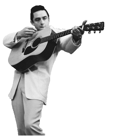 Johnny Cash Sticker