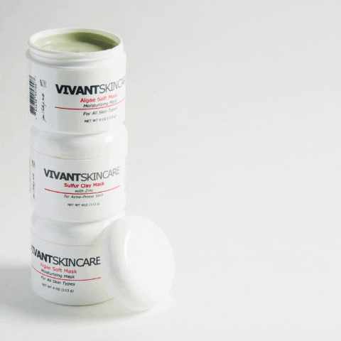 Bentonite Clay Mask GIF by Vivant Skin Care