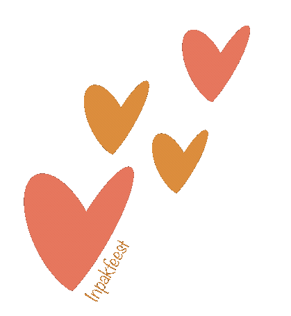 Love Hearts Sticker by Inpakfeest