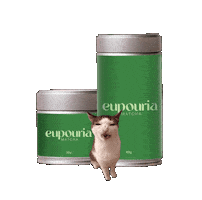 Cat Tea Sticker by Eupouria