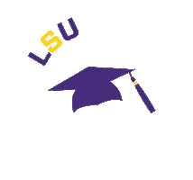 Graduation Lsu Sticker by Louisiana State University