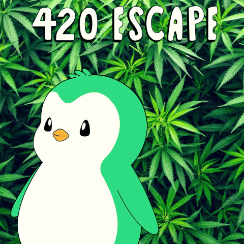 Penguin Goodbye GIF by Abster