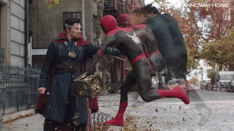 Benedict Cumberbatch Push Gif By Spider Man Find Share On Giphy
