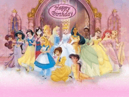 yxp0bgfumubtzs5jb20 disney princess happy birthday princess GIF