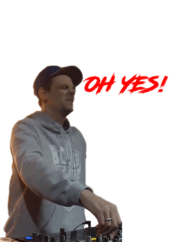 Dj Edm Sticker by Dezibl Bolinger