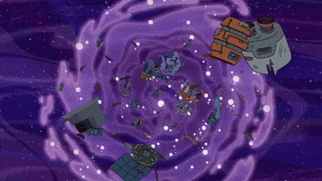 space goodbye GIF by Cartoon Hangover