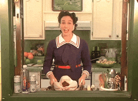 Hungry Thanksgiving GIF by Angela Shelton