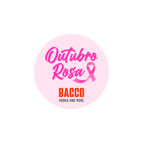 Outubro Rosa Sticker by Bacco Spirit