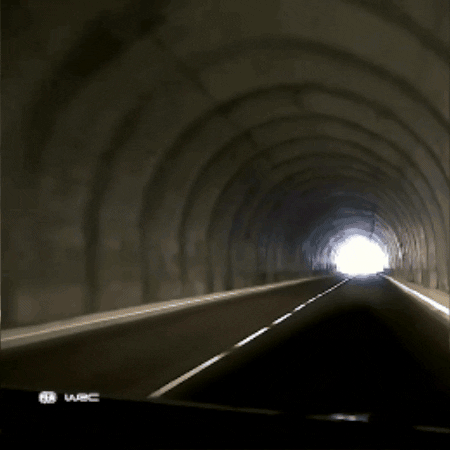 Rallying Tunnel View GIF by FIA World Rally Championship