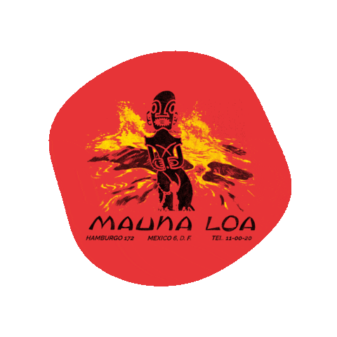 Tiki Bar T-Shirt Club Sticker