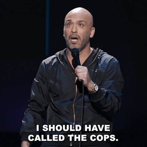 JoKoy comedy police call comedian GIF