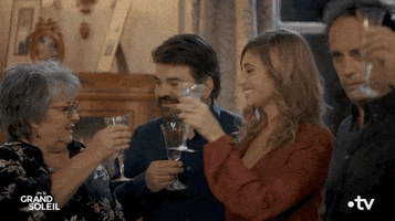 Party Cheers GIF by Un si grand soleil