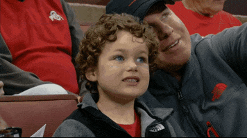 Scared Fans GIF by Ohio State Athletics