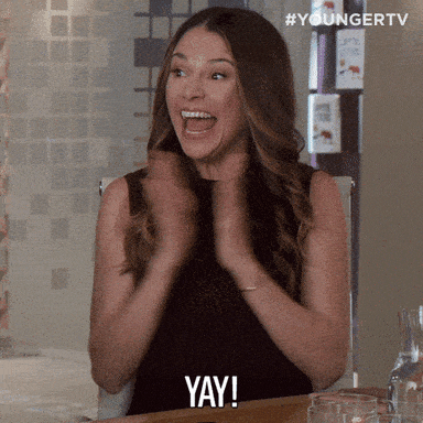 Yay GIF by YoungerTV