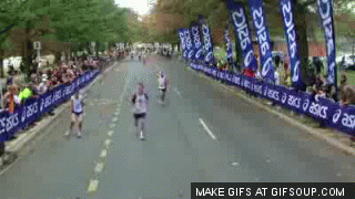 Image result for marathon fail gif