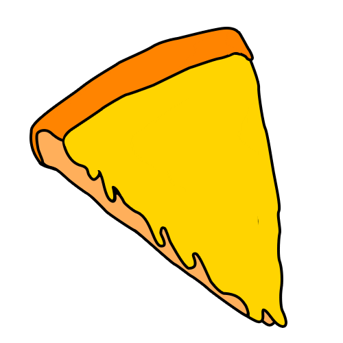 Pizza Love Sticker by Case Gods