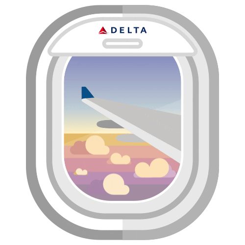 Travel Flying Sticker by Delta Air Lines for iOS & Android GIPHY