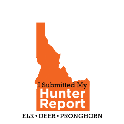 Hunter Report Sticker by Idaho Fish and Game
