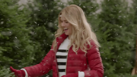 happy christmas tree GIF by Hallmark Movies & Mysteries