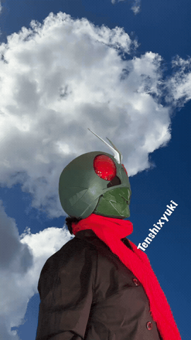 Kamen Rider Cosplay GIF