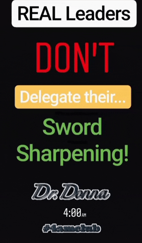 good morning sword GIF by Dr. Donna Thomas Rodgers