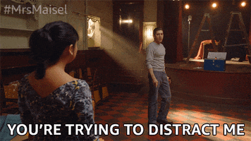 Mrs Maisel Distraction GIF by The Marvelous Mrs. Maisel