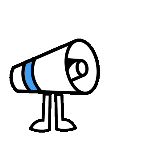 Megaphone Shout It Sticker