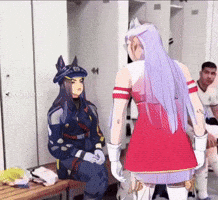 Gold Ship Horse GIF
