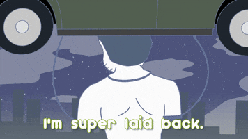 Laid-back GIF