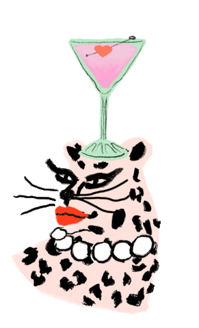 Happy Hour Pink Sticker by Kendra Dandy