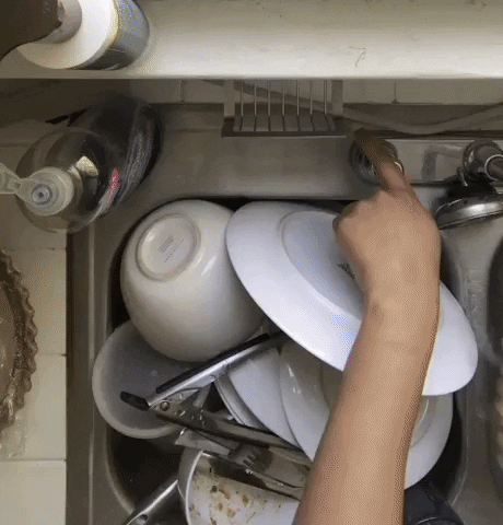 Cleaning Dishes GIF by Dawnie Marie