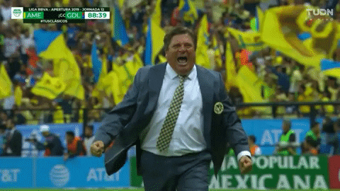 Miguel Herrera Celebration GIF by Club America - Find & Share on GIPHY