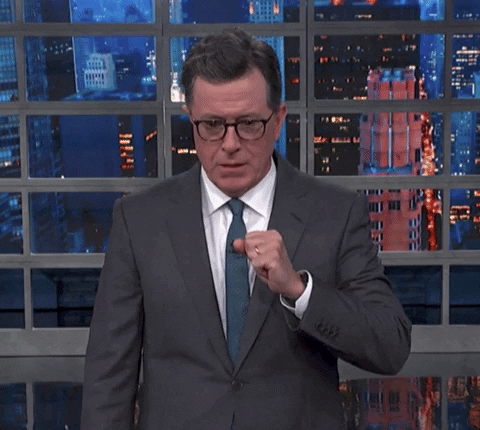 Throw Up Stephen Colbert GIF - Find & Share on GIPHY