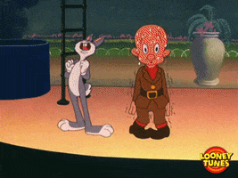 Scared Bugs Bunny GIF by Looney Tunes
