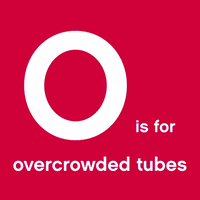 O Is For Overcrowded Tubes GIF by Milo Targett