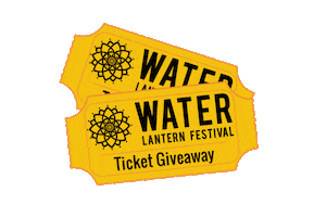Water Lantern Festival Sticker