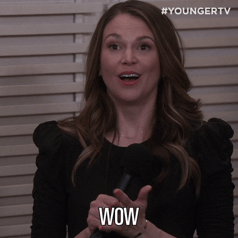 suttonfoster wow GIF by YoungerTV
