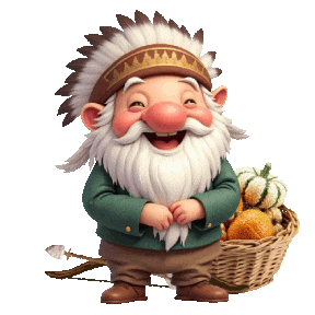 Native Americans Thanksgiving Sticker