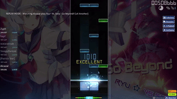 Alcazar osu 4k mania another GIF